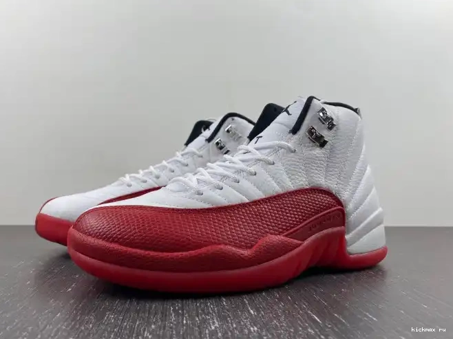 Rep MAX Jordan 12 Retro 130690-110 Air Cherry 0603